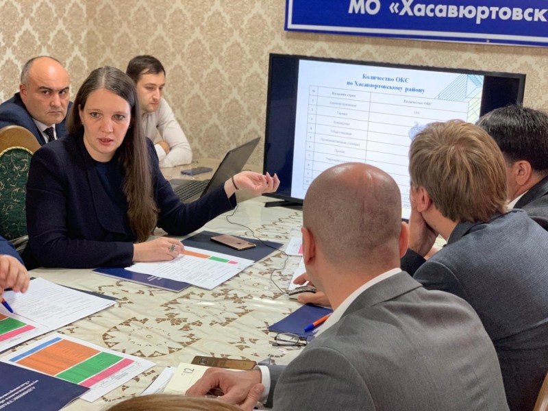 Выездное совещание в Хасавюртовском районе по вопросу анализа промежуточного отчёта о ГКО