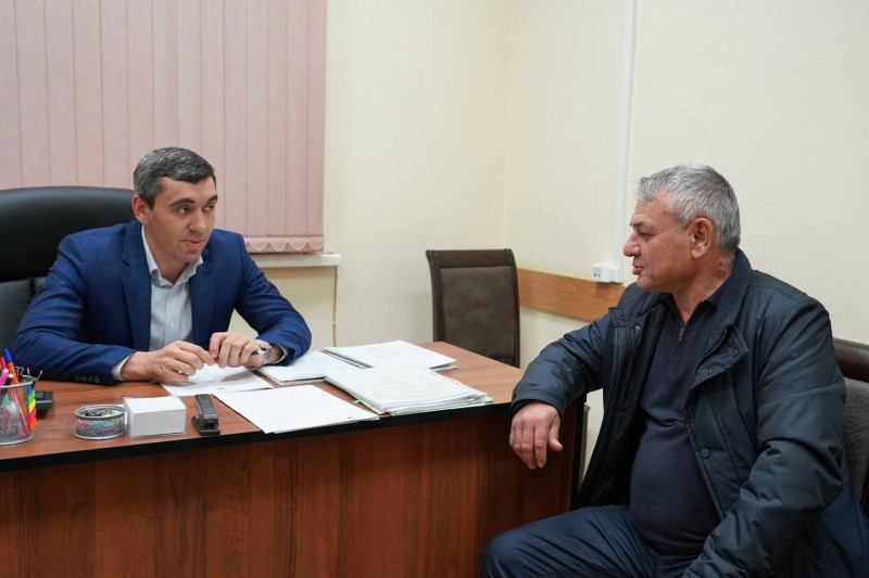 Алефтин Абдуллаев встретился с главой КФХ Дербентского района