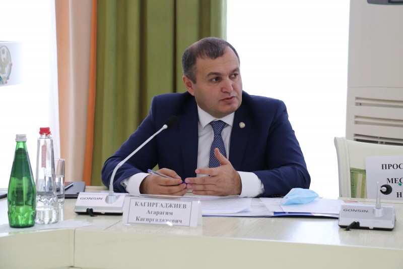 Агарагим Кагиргаджиев принял участие в заседании Общественной Палаты РД
