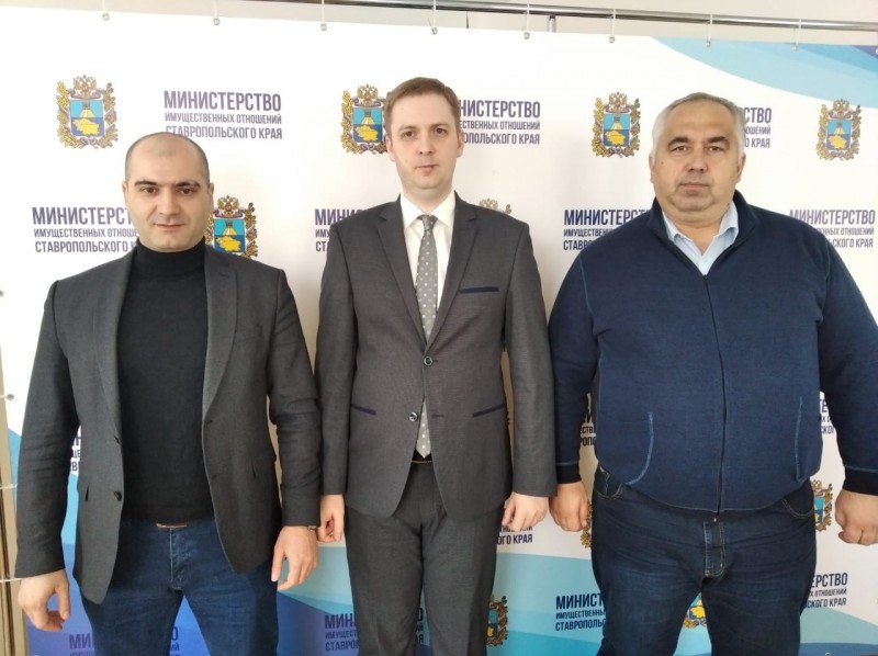 Мурад Алиев посетил Министерство имущественных отношений Ставропольского края