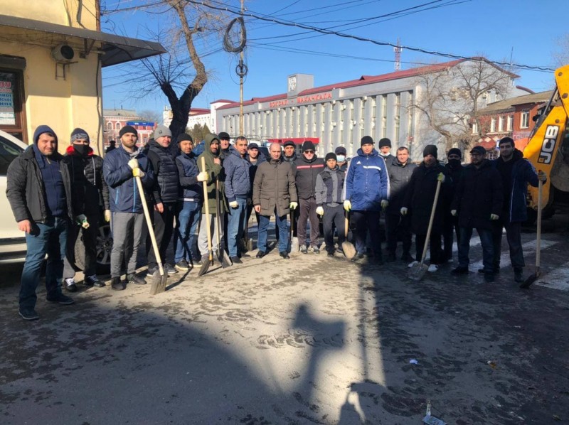 Коллектив Минимущества Дагестана принял участие в масштабном экологическом субботнике