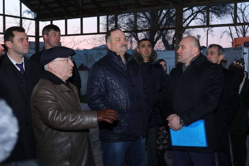 Заур Эминов принял участие в рабочей поездке Главы Дагестана Сергея Меликова в город Каспийск
