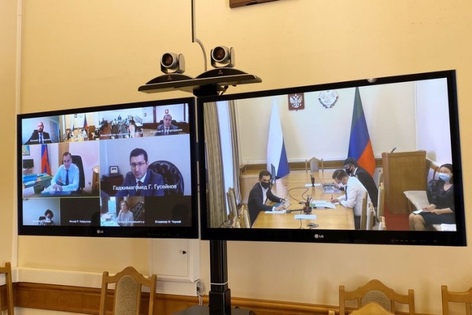 Агарагим Кагиргаджиев принял участие в ВКС по вопросу субсидирования расходов МСП на жилищно-коммунальные услуги