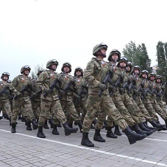 Военный парад в г. Каспийске