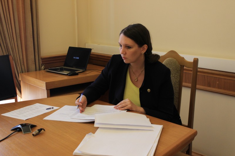 Екатерина Толстикова ознакомилась с ходом реализации проекта «Бережливое Правительство»