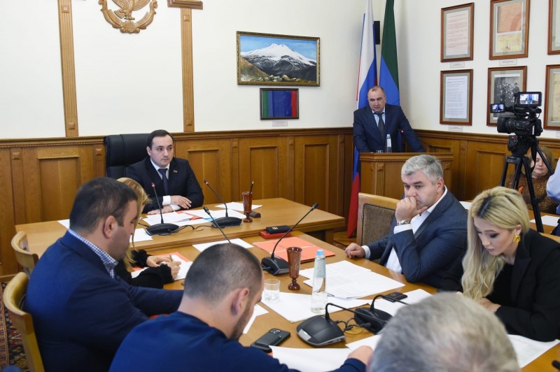Хабиб Джанаев и Диана Абдурахманова приняли участие в работе Комитета НС РД по экономической политике, инвестициям и предпринимательству