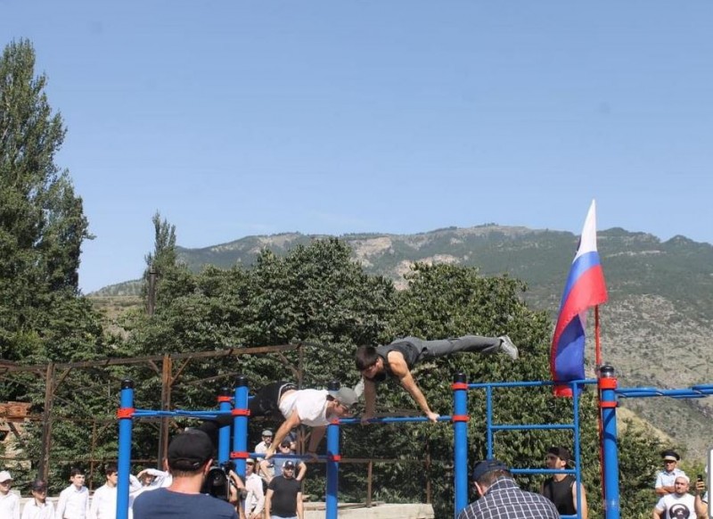 Новую спортивную площадку «Workout» открыли в Унцукульском районе