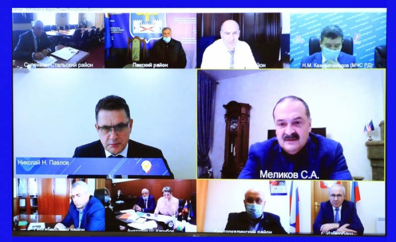 Сергей Меликов провел заседание Оперштаба по предупреждению COVID-19
